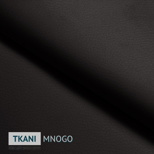 Фото ткани Chocolate (шоколад) Кожа искусственная крупным планом, цвет коричневый, рисунок однотонный, производитель Китай