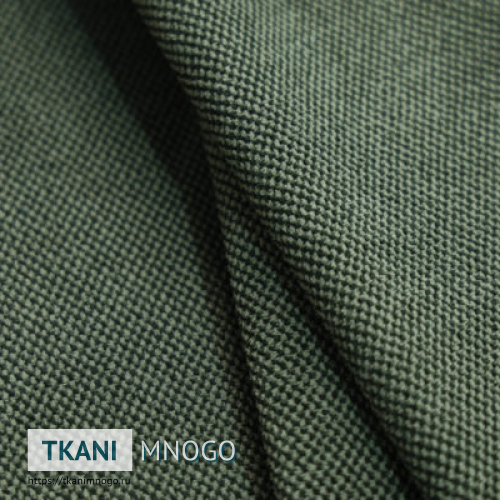 Фото ткани велюра “73” (узор зеленый)