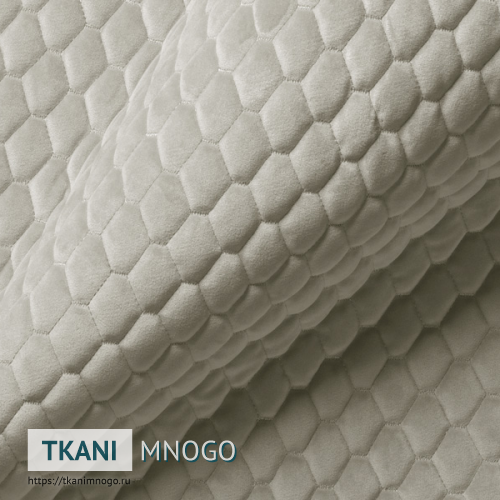 Фото материала велюра “AY1-21A” (ромб серый)