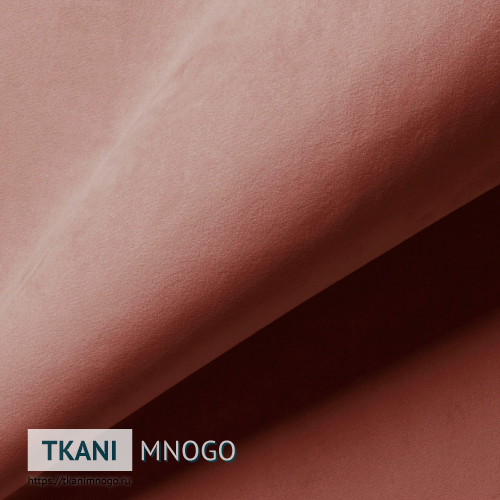 Фото ткани велюра “CF041-24” (однотонный розовый)