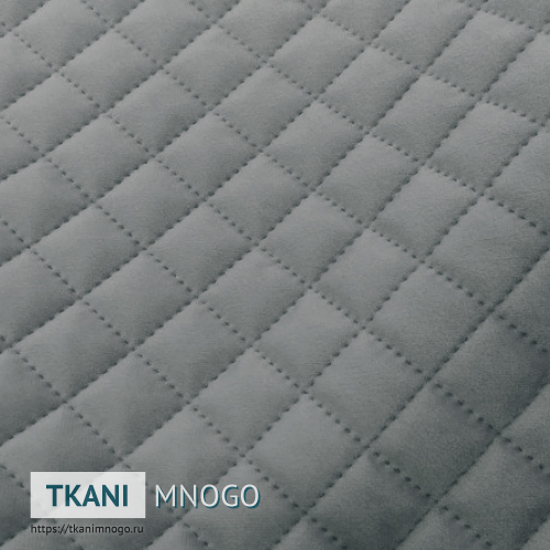 Фото фактуры велюра “CSBYH1-54A” (ромб серый)