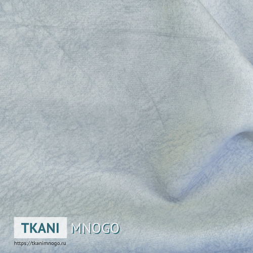 Фото обивки велюра “К067-18” (узор голубой)