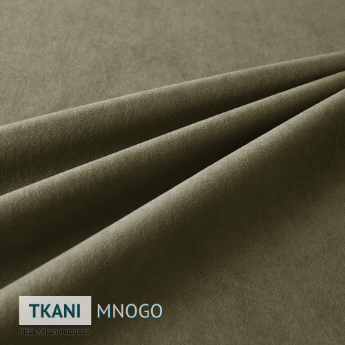 Фото фактуры велюра “Lion-9” (однотонный серый)