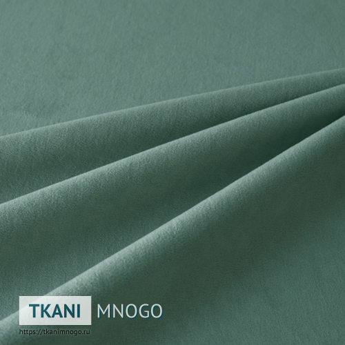 Фото обивки велюра “Milan 21” (однотонный зеленый, голубой)